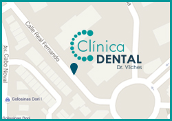 mapa clínica dental vilches sanlúcar barrameda cádiz